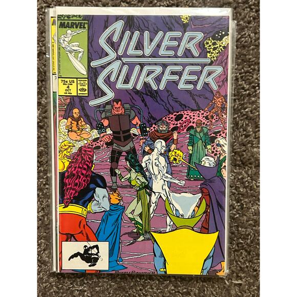 Silver Surfer Vol. 3 #1, 2, 4, 6, 7, 8, 9 (1987 Marvel) Lot of 7 - 3 KEY ISSUES - Picture 7 of 8